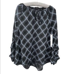 Very J Ruffle Sleeve Blouse